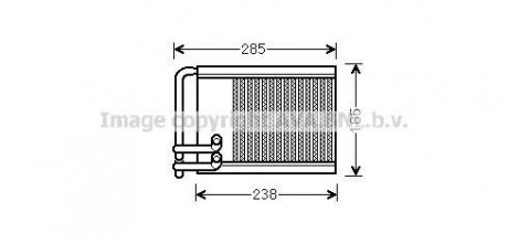 Радіатор HYUNDAI Sonata V (NF) (AVA) AVA COOLING HYA6317