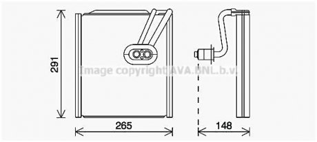 Випаровувач кондиціонера AVA QUALITY COOLING AVA COOLING HYV444