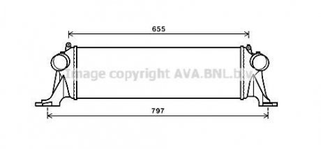 CHLODNICA POWIETRZA IVECO DAILY 12- AVA QUALITY COOLING AVA COOLING IV4132