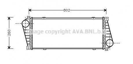 Інтеркулер QUALITY COOLING AVA COOLING MSA4217 (фото 1)