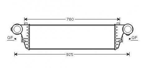 Інтеркулер QUALITY COOLING AVA COOLING MSA4297 (фото 1)