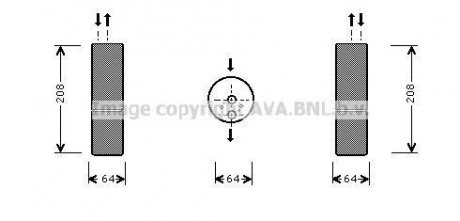 Осушувач кондиціонера AVA COOLING MSD053