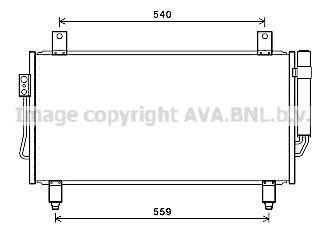 Радіатор кондиціонера MITSUBISHI OUTLANDER 12-(AVA) AVA COOLING MT5252D