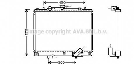 Радіатор системи охолодженняя QUALITY COOLING AVA COOLING MTA2162 (фото 1)