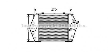 Інтеркулер QUALITY COOLING AVA COOLING MZ4188 (фото 1)