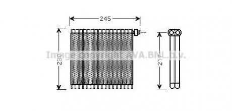 Випаровувач кондиціонера AVA QUALITY COOLING AVA COOLING MZV217