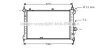 Радіатор двигуна CHEVROLET CORSA, OPEL ASTRA F, COMBO TOUR, COMBO/MINIVAN, CORSA C, CORSA C/HATCHBACK 1.7D 12.91- AVA QUALITY COOLING AVA COOLING OL2127 (фото 1)