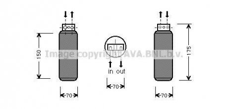 Осушувач кондиціонера AVA QUALITY COOLING AVA COOLING OLD291