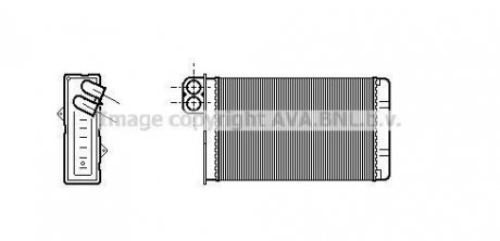 Радіатор пічки AVA QUALITY COOLING AVA COOLING PE6233