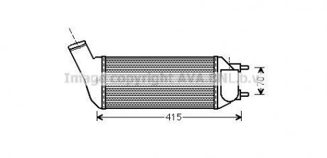 CHLODNICA POWIETRZA DS4 2.0HDI 11- AVA QUALITY COOLING AVA COOLING PEA4341