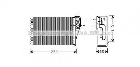 Радіатор пічки AVA QUALITY COOLING AVA COOLING PEA6292