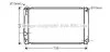 Фото 1 - радиатор охлаждения двигателя AVA AVA COOLING TO2419 Радиатор охлаждения двигателя AVA AVA COOLING TO2419 (фото 1)