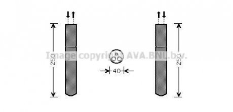 Осушувач кондиціонера AVA QUALITY COOLING AVA COOLING TOD415