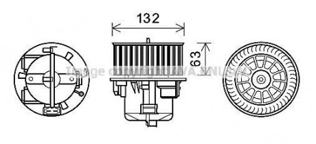 Компресор салону AVA COOLING VO8178