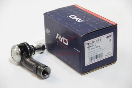 Фото наконечник рулевой тяги левый Audi A3 (99-03),TT (99-06)/VW Golf IV (02-05) AYD 91-01317 Наконечник рулевой тяги левый Audi A3 (99-03),TT (99-06)/VW Golf IV (02-05) AYD 91-01317