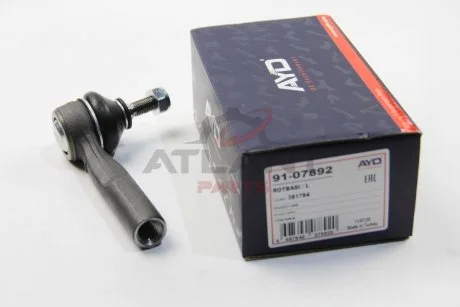 Наконечник рулевой тяги Nemo/Bipper 08-Л. AYD 91-07892