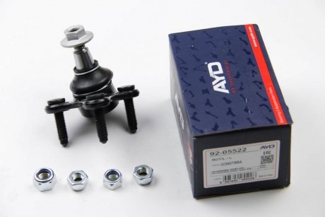 Фото опора шаровая передняя левая нижняя Audi Q2 (16-) / Skoda Kodiaq, Karoq (16-) / VW Passat (05-), Tiguan (16-) AYD 92-05522 Опора шаровая передняя левая нижняя Audi Q2 (16-) / Skoda Kodiaq, Karoq (16-) / VW Passat (05-), Tiguan (16-) AYD 92-05522