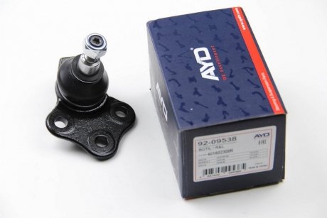 Фото опора шаровая Renault Duster (11-) AYD 92-09538 Опора шаровая Renault Duster (11-) AYD 92-09538
