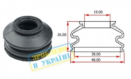 Пыльник шаровой опоры FORD PARTS BELGUM BG0170