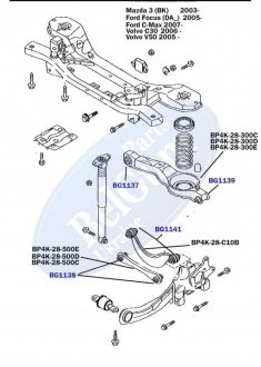 Сайлентблок поперечного важеля (кісточка) PARTS BELGUM BG1138