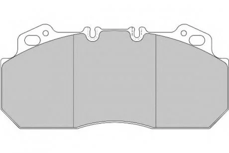 Комплект гальмівних колодок, дискове гальмо, WVA29090 BERAL 2909028004145724