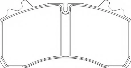 Комплект гальмівних колодок, дискове гальмо BERAL 2916231004045694