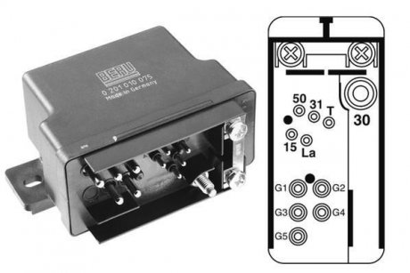 Блок керування, час розжарювання BERU GR075