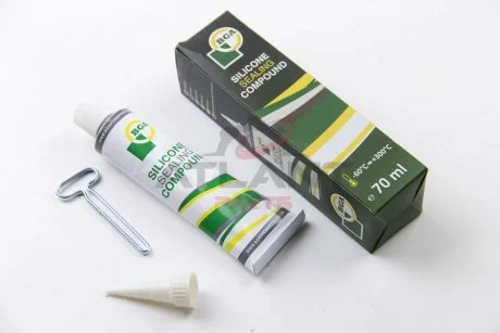 Фото герметик (-50°C +300°C) 70 ml. (чорний) BGA BGSILC Герметик (-50°C +300°C) 70 ml. (чорний) BGA BGSILC