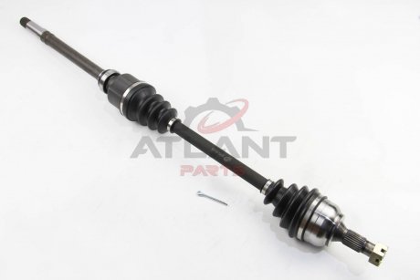 Піввісь Citroen C4/Peugeou 307 1.4/1.6i 01-10 (25/22) 910mm Пр. BGA DS6724RA