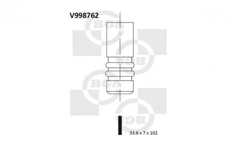 Всмоктуючий клапан BGA V998762