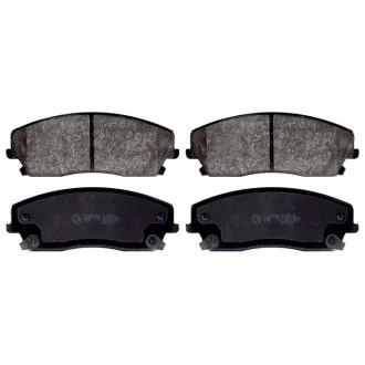 Комплект гальмівних колодок передн, CADILLAC ATS, CHEVROLET CORVETTE, CHRYSLER 300C, DODGE CHALLENGER, CHARGER, RENAULT MEGANE III, TESLA MODEL 3 2.0-Electric 09.04- BLUE PRINT ADA104283