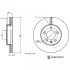 Диск гальмівний передн Лів/Прав AUDI A1, A1 ALLSTREET, A1 CITY CARVER, SEAT ARONA, IBIZA V, SKODA FABIA IV, KAMIQ, SCALA, VW POLO VI 1.0-2.0 01.17- BLUE PRINT ADBP430071 (фото 3)
