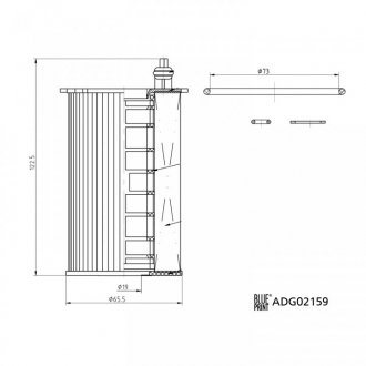 Масляний фільтр BLUE PRINT ADG02159 (фото 1)