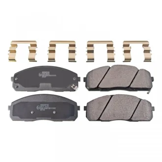 Набор тормозных накладок (сторона установки: зависимые от автомобиля стороны монтажа) BLUE PRINT ADG042142