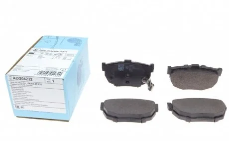 Колодки гальмівні задн.Cerato,Hyundai BLUE PRINT ADG04232