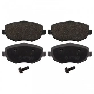 Комплект гальмівних колодок передн (з кріпильним матеріалом), LANCIA YPSILON 1.2/1.3D/1.4 10.03-12.11 BLUE PRINT ADL144249