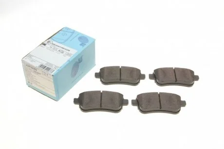 Фото гальмівні колодки задн.Fluence 10-, Megane III,Scenic 09- BLUE PRINT ADR164202 Гальмівні колодки задн.Fluence 10-, Megane III,Scenic 09- BLUE PRINT ADR164202