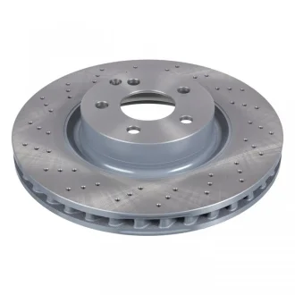 Диск гальмівний (передній) MB S-class (W221) 05-13 (335x32) (з покриттям) (з отвором) (вентил.) BLUE PRINT ADU174359