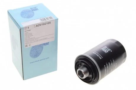 Фото фільтр мастила A3 1.8-2.0TFSI 04- BLUE PRINT ADV182105 Фільтр мастила A3 1.8-2.0TFSI 04- BLUE PRINT ADV182105