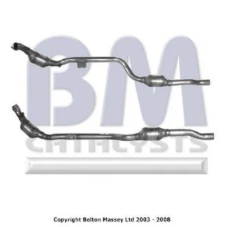 Каталізатор EURO 3 MERCEDES E T-MODEL (S211), E (W211) 2.6/3.2/5.0 03.02-07.09 BM CATALYSTS BM91125H