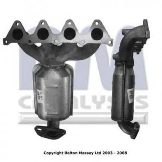 Каталізатор EURO 4 HYUNDAI ACCENT III, COUPE II, ELANTRA III, GETZ, MATRIX, KIA CERATO I, RIO II 1.4/1.6/2.0 06.00-12.11 BM CATALYSTS BM91414H