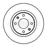 Гальмівний диск BORG & BECK BBD4245