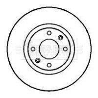Гальмівний диск BORG & BECK BBD4246