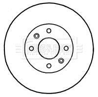 Гальмівний диск BORG & BECK BBD4818