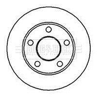 Гальмівний диск BORG & BECK BBD4949