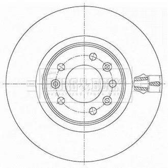 Тормозные диски BORG & BECK BBD5469