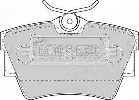 Гальмівні колодки (набір) BORG & BECK BBP1813