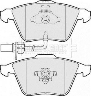 Гальмівні колодки, дискове гальмо (набір) BORG & BECK BBP2013