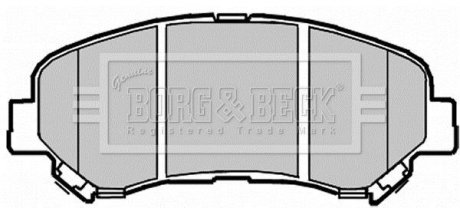 Тормозные колодки.) BORG & BECK BBP2084