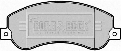 Тормозные колодки.) BORG & BECK BBP2281 (фото 1)